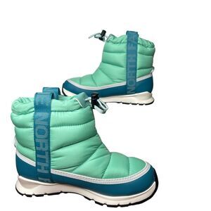 The North Face Kids ThermoBall Pull-On Waterproof BootsPatina Green Size Youth 2